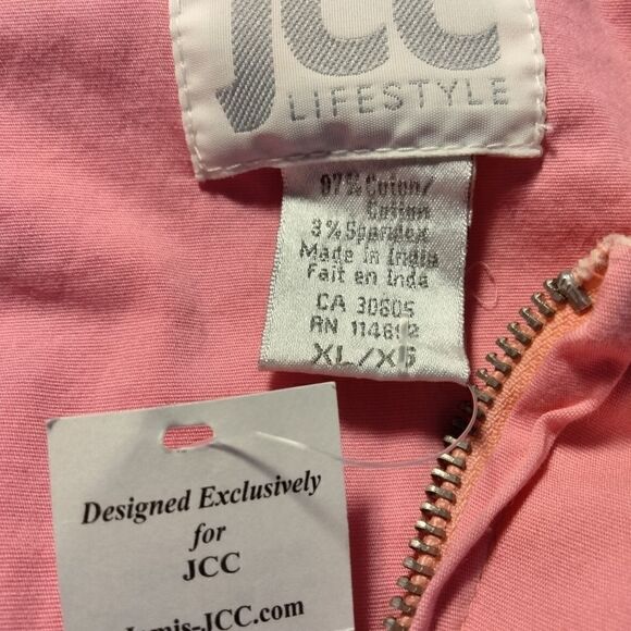 NWT:âJCCâwoman's jacketâorâshirt,âstretch'sâskittle. - Picture 4 of 5